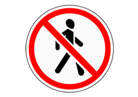 3.10 ДВИЖЕНИЕ ПЕШЕХОДОВ ЗАПРЕЩЕНО